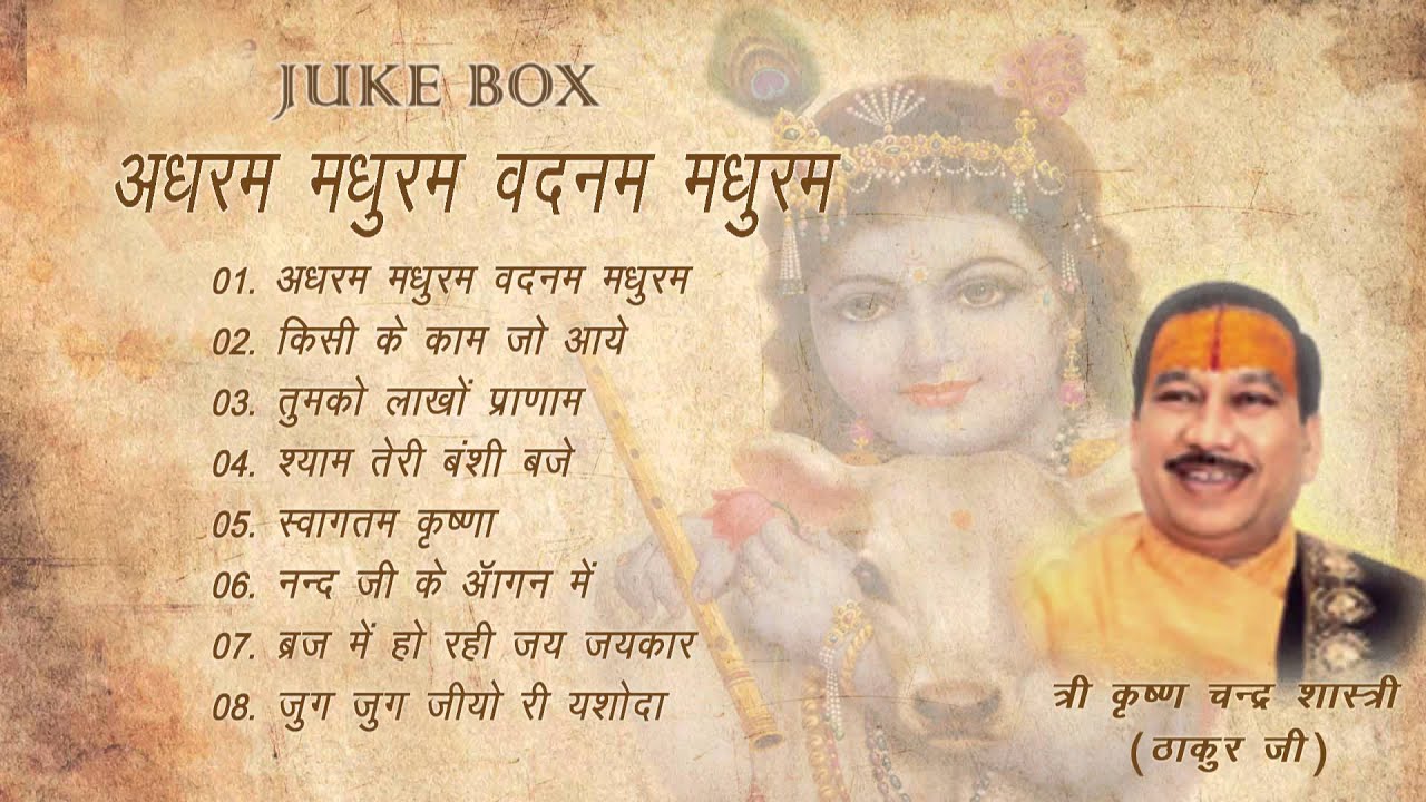 adharam madhuram lyrics in hindi